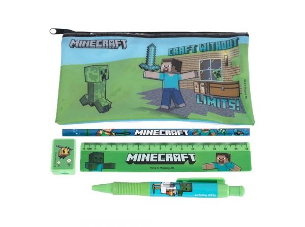 Minecraft Classic A4 Bumper Stationery Set - Minecraft official licensed merchandise