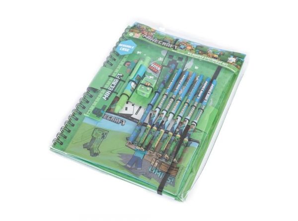 Minecraft Classic A4 Bumper Stationery Set - Minecraft official licensed merchandise
