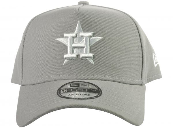 New Era Houston Astros MLB 9FORTY Snapback Cap Grey