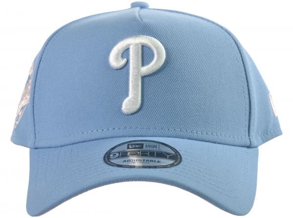 New Era Philadelphia Phillies MLB 9FORTY Snapback Cap Sky Blue Pink