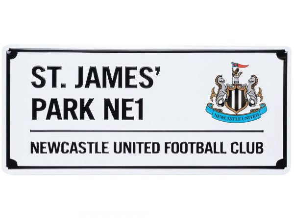 Official Newcastle United St. James' Park NE1 Metal Street Sign