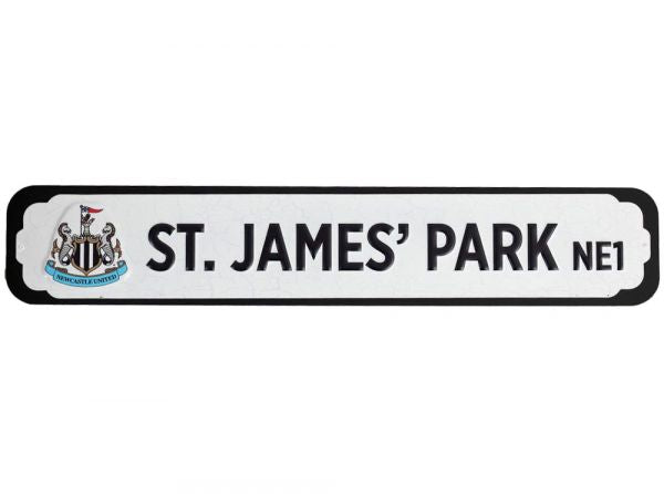 Newcastle United Deluxe Metal MDF Stadium Signs 60cm x 12cm x 0.9cm