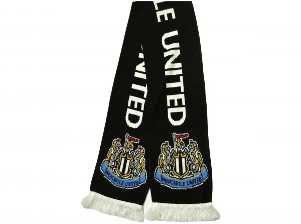 Newcastle United FC Crest Jacquard Knit Scarf