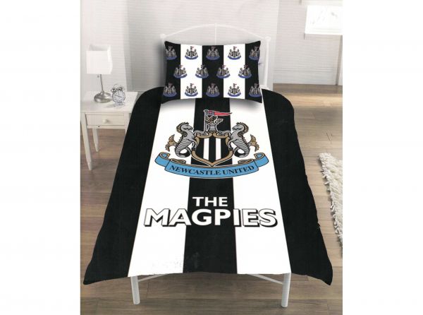 Newcastle United Single Duvet and Pillow Case Set