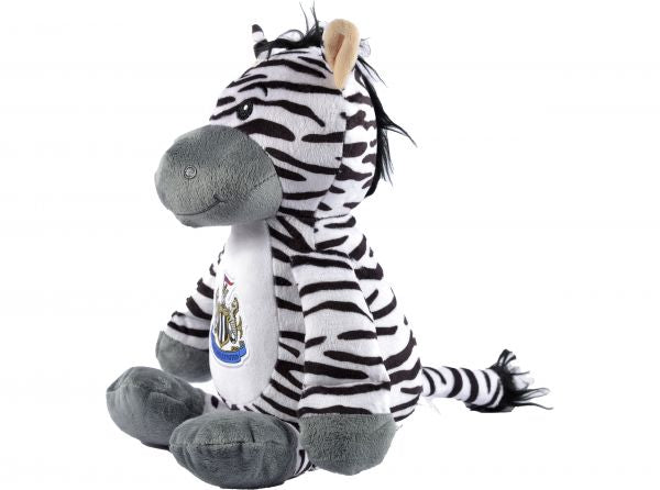 Newcastle United Zoo Crew Zebiddy Zebra 26 cm Plushie Soft Toy