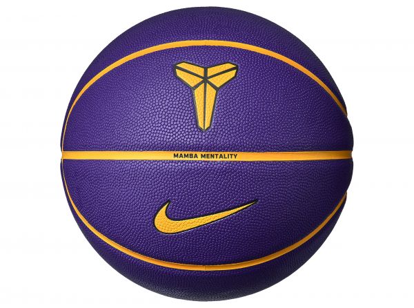 Nike All Court 8P K Bryant Size 7 Basket Ball Court Purple University Gold Black