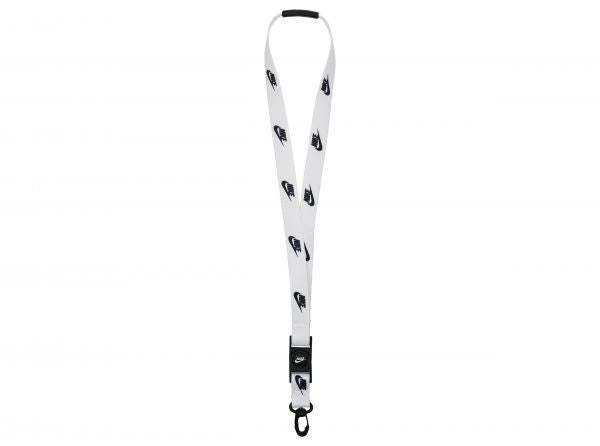 Nike Club Standard Lanyard White Black White