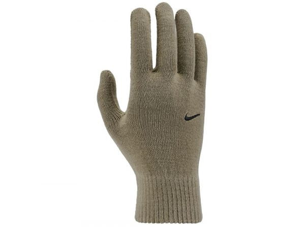 Nike Swoosh Knit Grip Gloves 2 0 Khaki Black-1