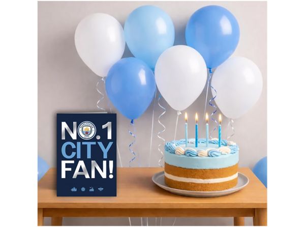 No. 1 City Fan! Birthday Card