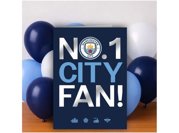No. 1 City Fan! Birthday Card
