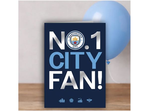 No. 1 City Fan! Birthday Card