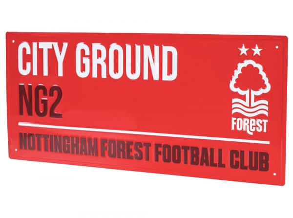 Nottingham Forest Dark Street Sign-3