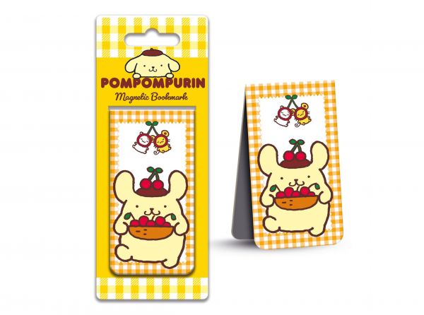 Pom Pom Purin Cherries Magnetic Bookmark - Hello Kitty official licensed merchandise