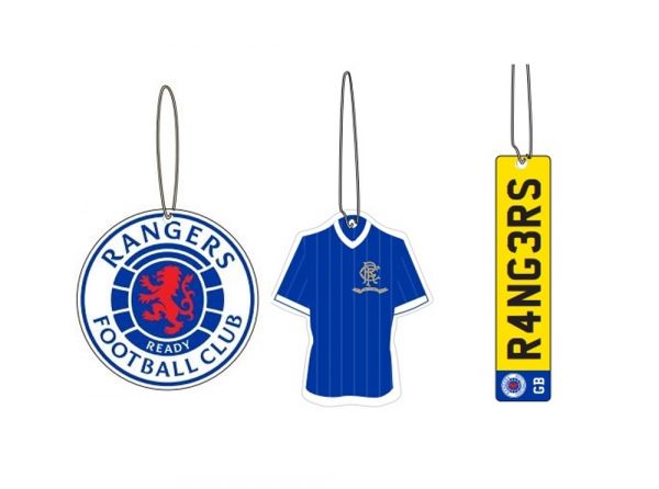 Rangers FC Three Pack Car Air Freshener-1