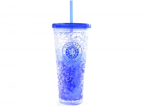 Rangers Freezer Cup With Straw 600ml