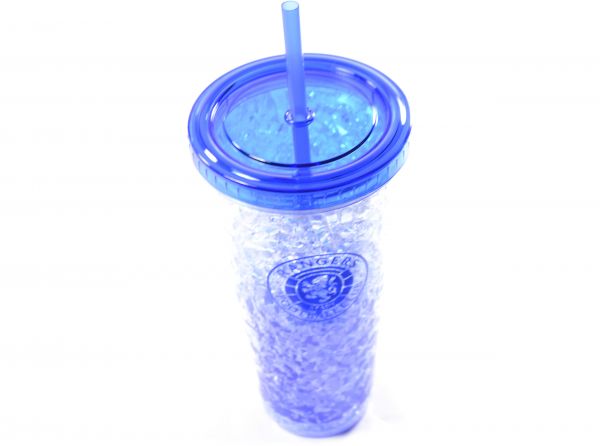 Rangers Freezer Cup With Straw 600ml