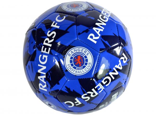 Rangers Graffiti Football Size 5 Football Blue Navy-1