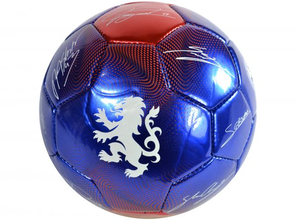 Rangers Signature Football Size 1 Blue Red-2