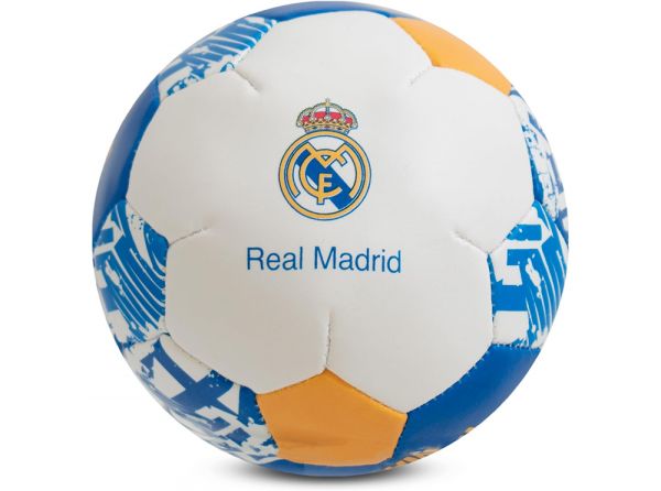 Real Madrid 4 Inch Mini Soft Ball White Blue Yellow