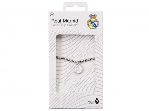 Real Madrid Football Club Silver Tone Ballbead Bracelet-2