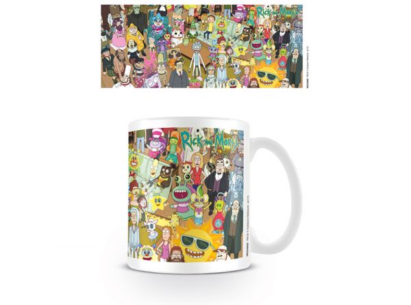 Rick and Morty Characters 11 OZ Boxed Mug - Rick and Morty official licensed merchandise