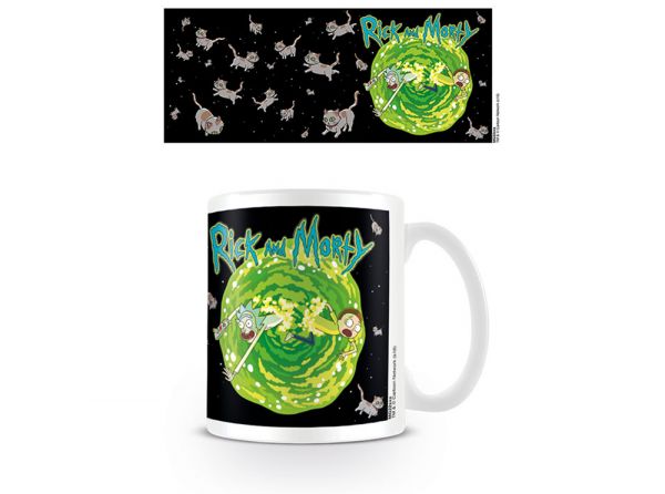 Rick and Morty Floating Cat Dimension 11 OZ Boxed Mug - Rick and Morty official licensed merchandise