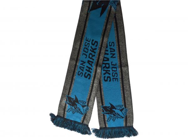 San Jose Sharks Big Logo NHL Scarf Green Black-2