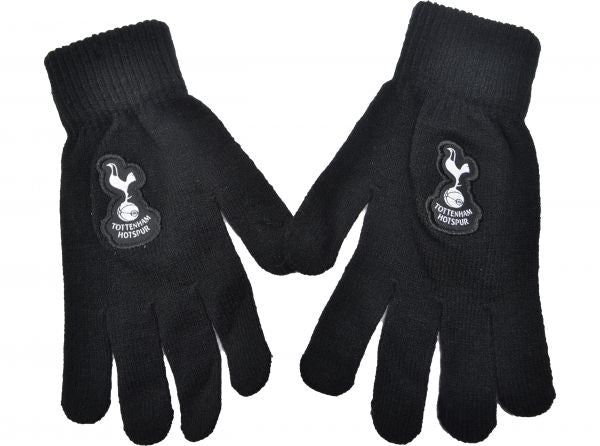 Spurs Knitted Gloves Black