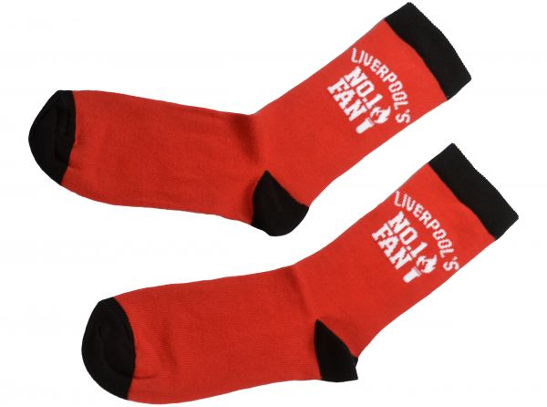 Team Direct Generic Liverpool No 1 Fan Red 4 to 6 5 UK Socks-1