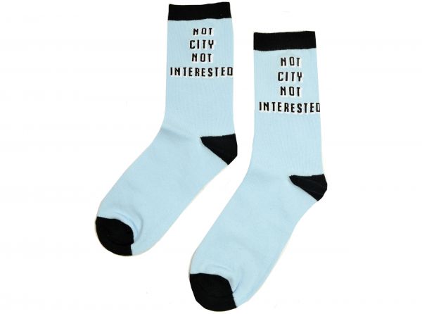 Team Direct Generic Not City Not Interested Sky Blue 8 to 11 UK Adult Socks-1