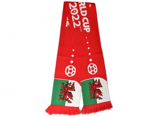 Wales World Cup Jacquard Knit Scarf