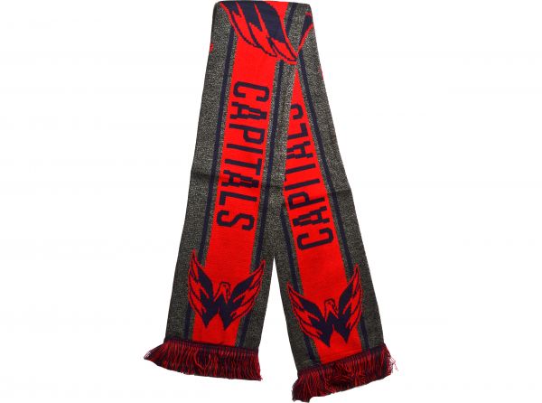 Washington Capitals Big Logo NHL Scarf Red Grey Navy-2