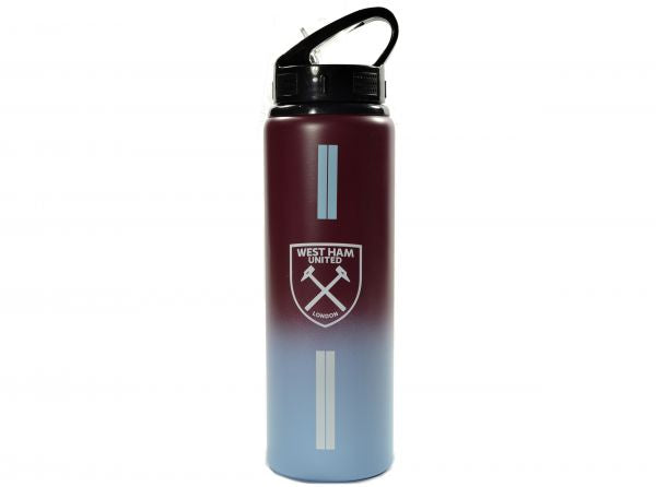 West Ham United Fade Aluminium Water Bottle 750ml