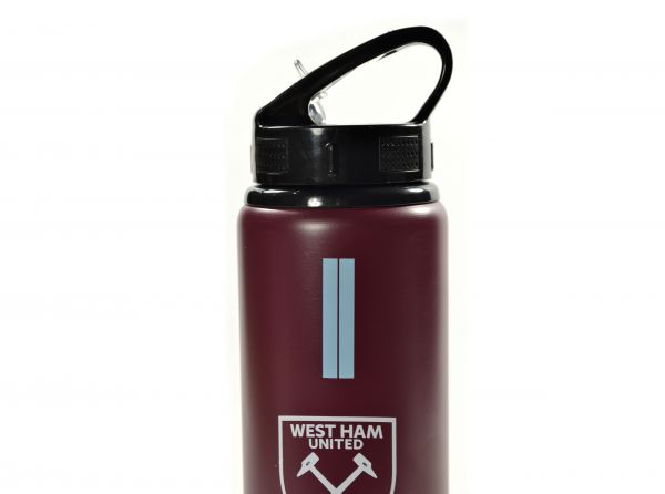 West Ham United Fade Aluminium Water Bottle 750ml