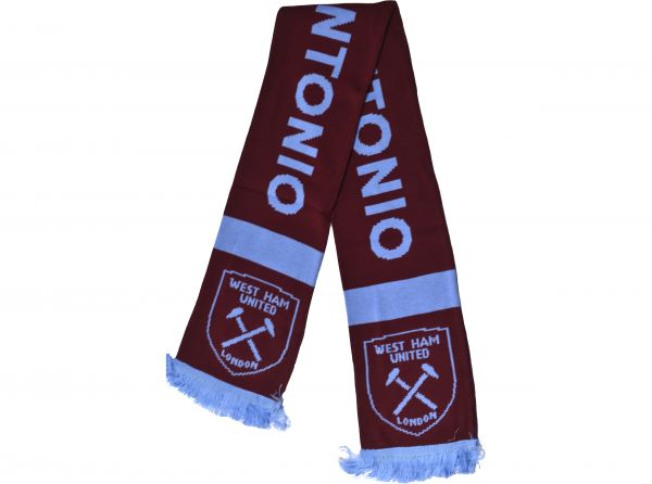 West Ham United Michail Antonio 9 Player Scarf