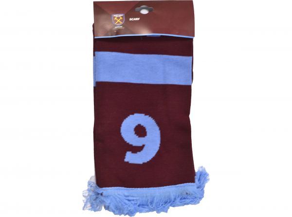 West Ham United Michail Antonio 9 Player Scarf
