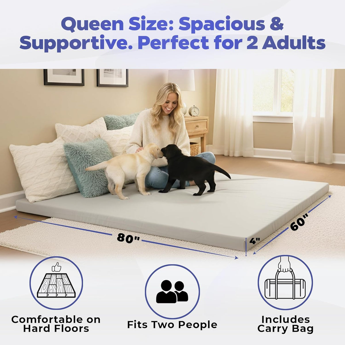 Matrix Air-Cell Memory Foam Camping Mattress-75