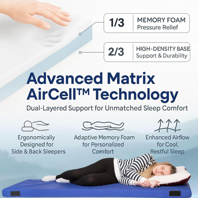 Matrix Air-Cell Memory Foam Camping Mattress-57