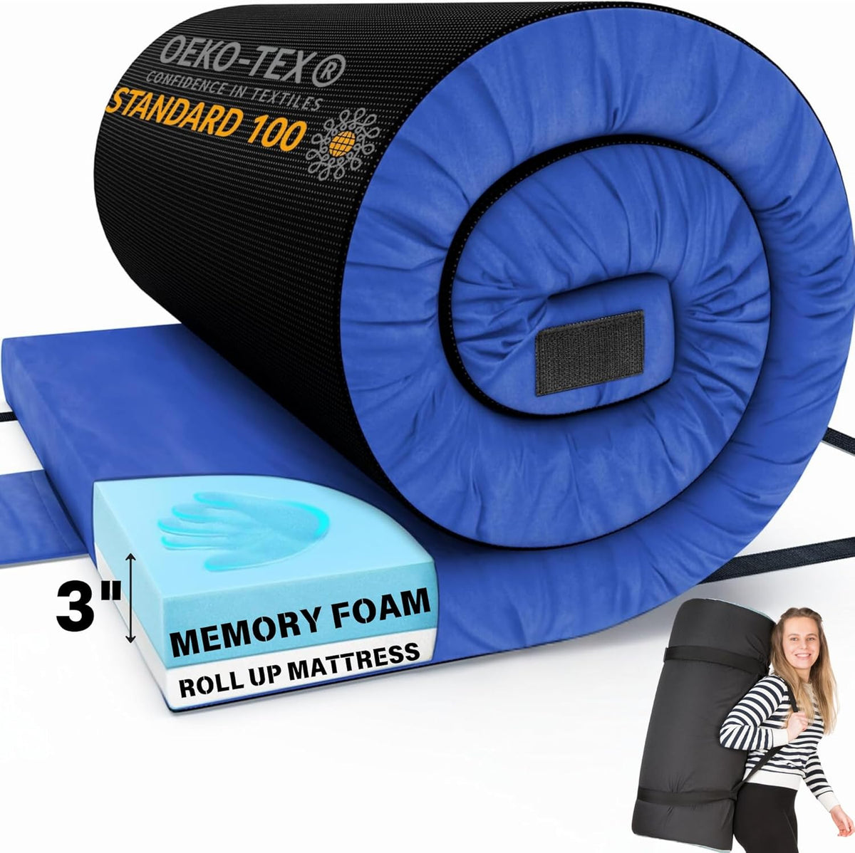 Matrix Air-Cell Memory Foam Camping Mattress-32