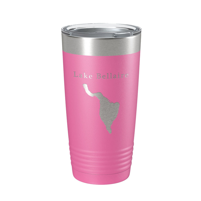 Lake Bellaire Map Tumbler Travel Mug Insulated Laser Engraved Coffee Cup Michigan 20 oz-16