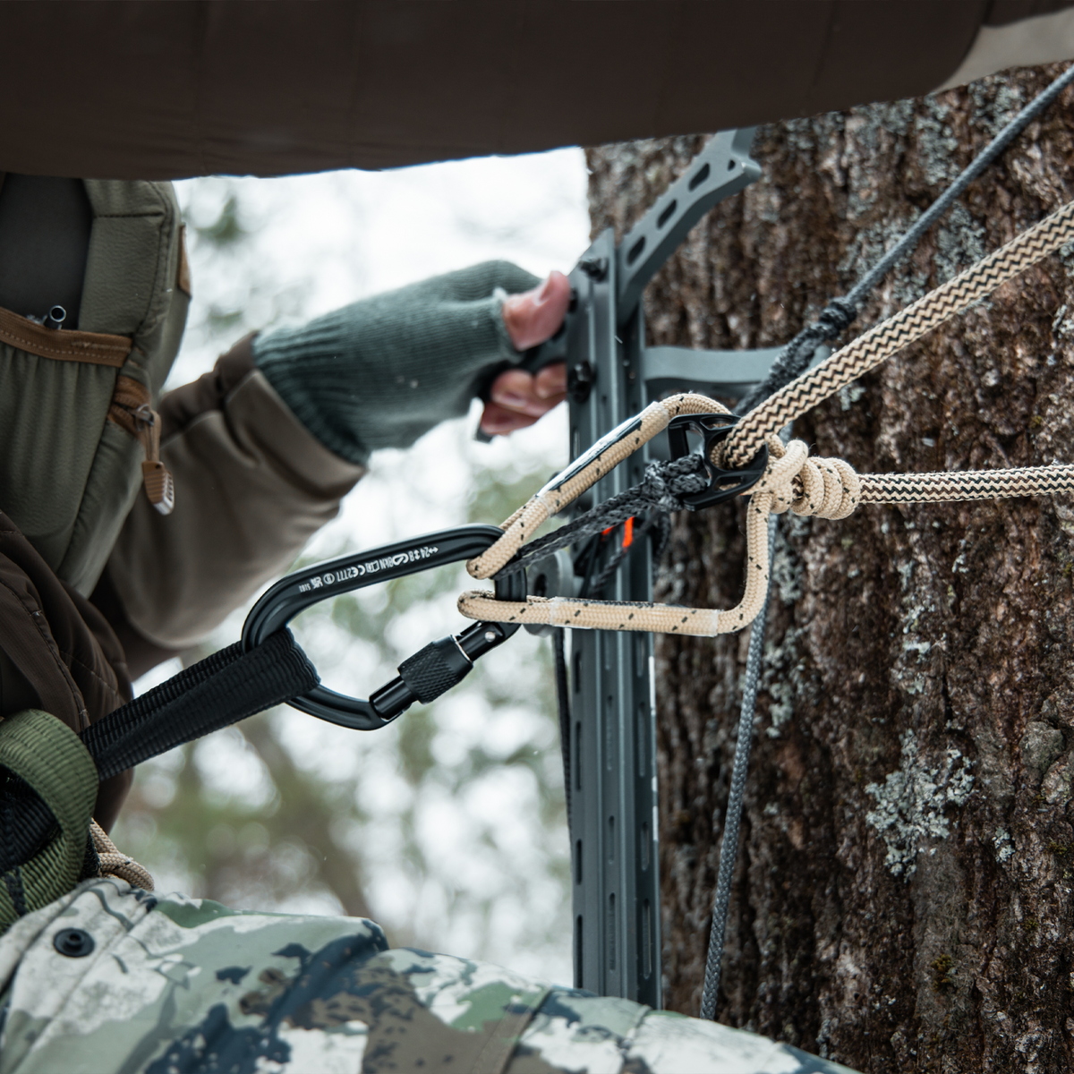 9mm 'Ghost' Standard Sewn Tree Tether & Lineman's Belts.-3
