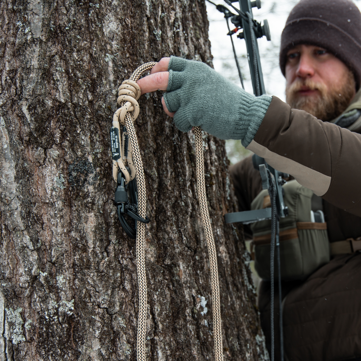 9mm 'Ghost' Standard Sewn Tree Tether & Lineman's Belts.-4