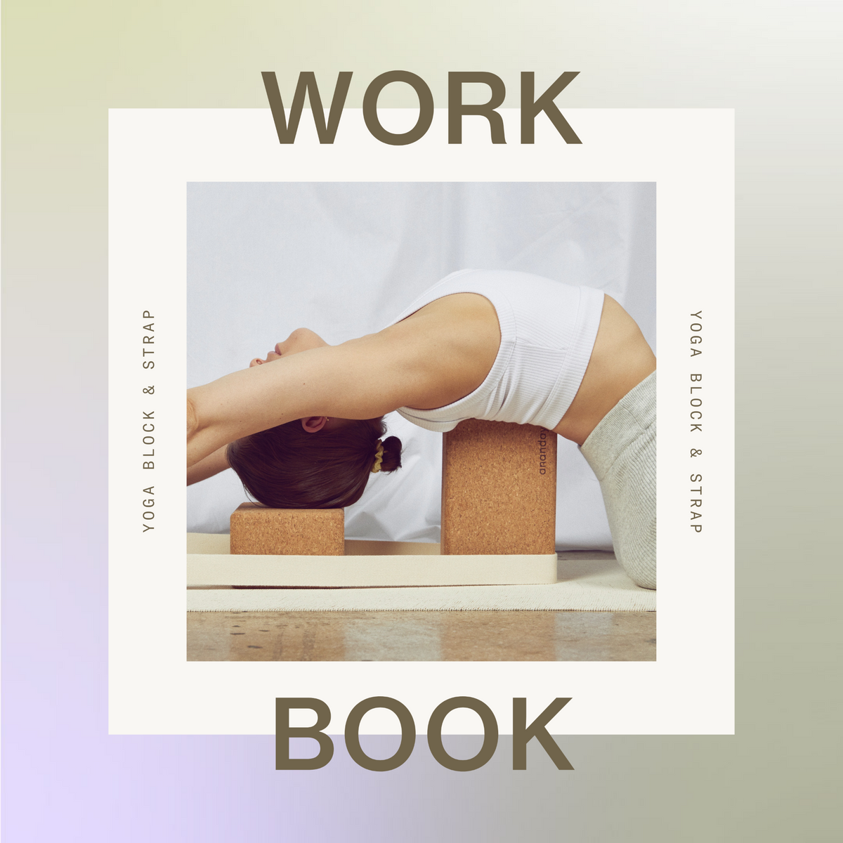 Yoga Block + Strap Set-5