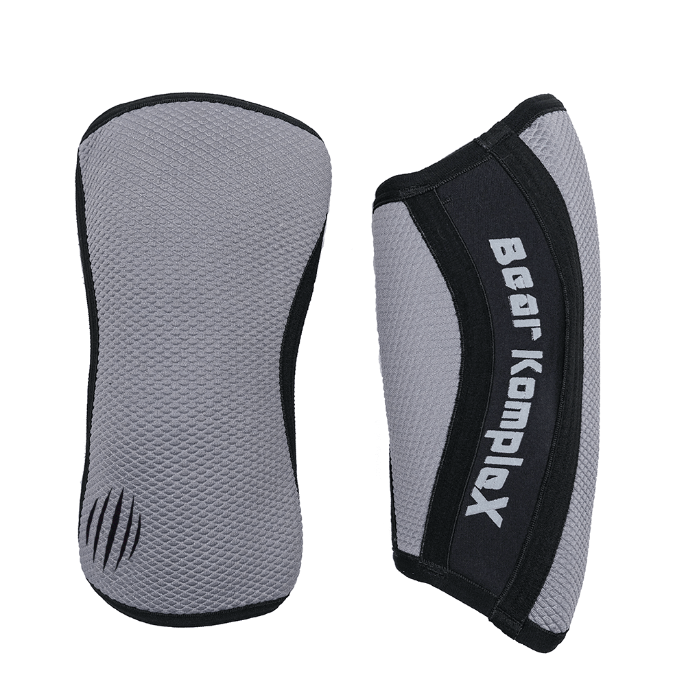 Bear KompleX Knee Sleeves - Grey Sharkskin-3