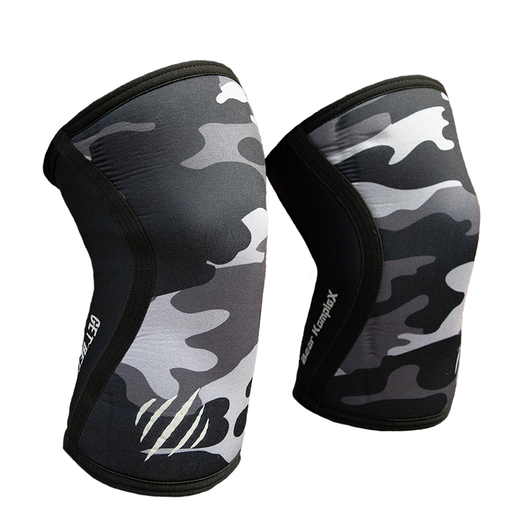 Bear KompleX Knee Sleeves - Black Camo-1