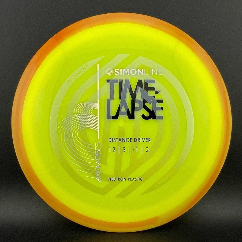 Neutron Time-Lapse (Re-Tooled) - Simon Line Misprint-105