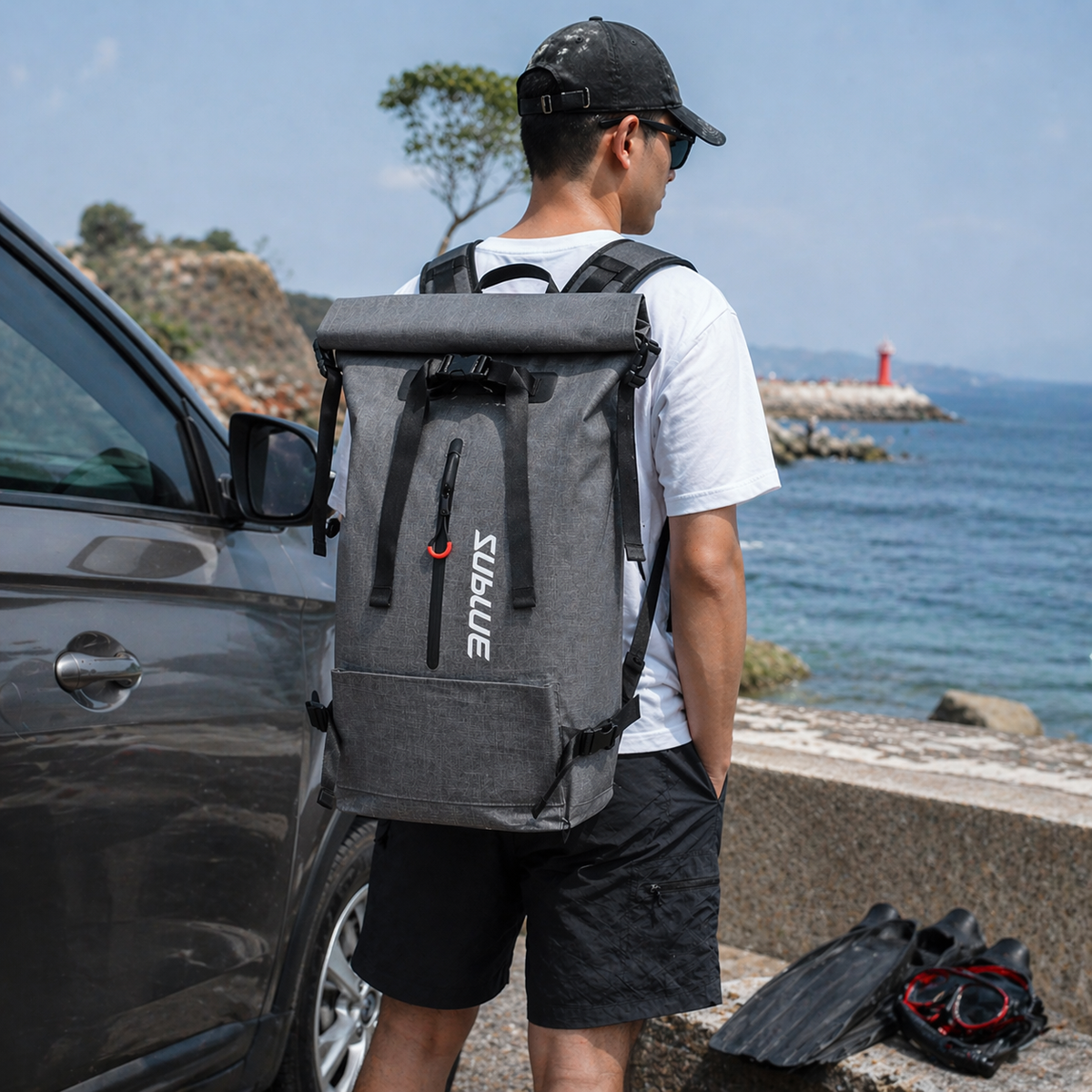 Waterproof Backpack 30L-4