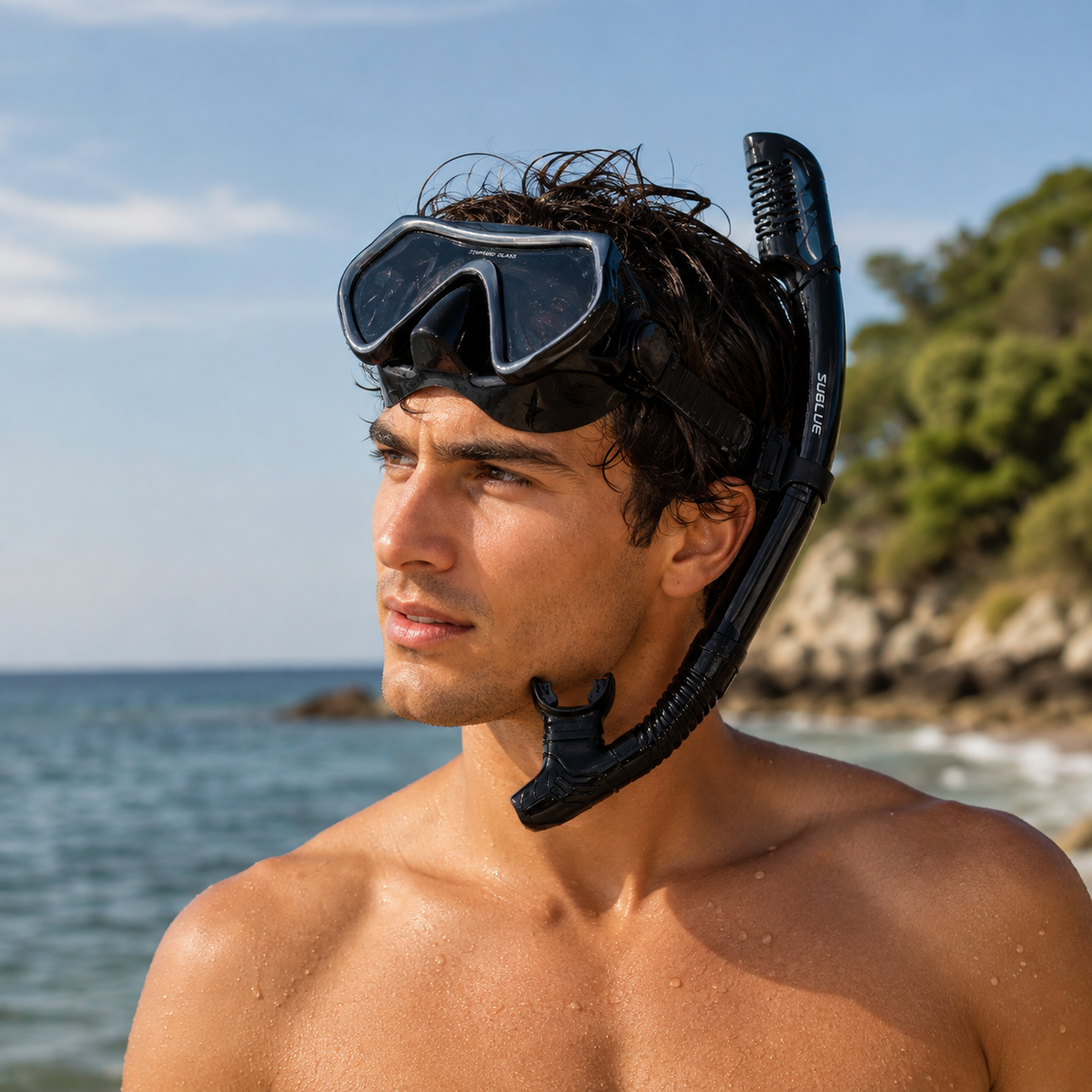 Dive Mask + Snorkel Set-3