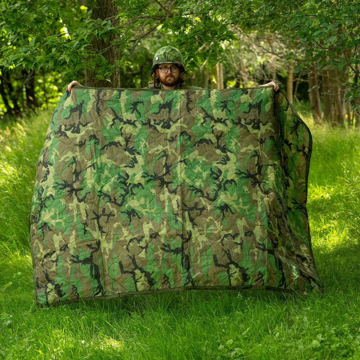 USGI M81 Woodland Poncho Liner/Woobie-2