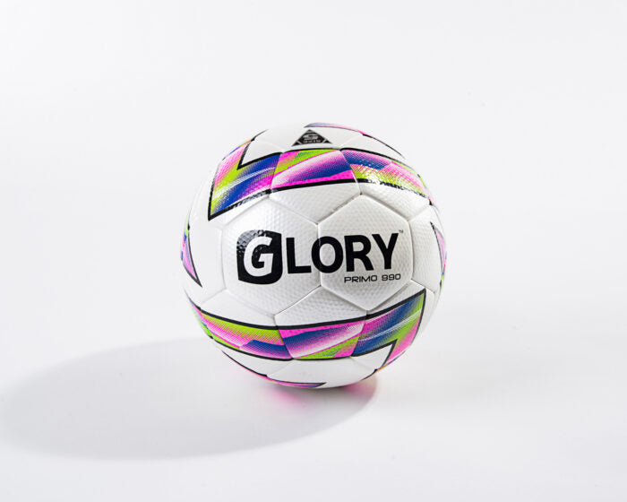 FIFA Pro Quality 32-panel white football with black logo and multicolour graphic